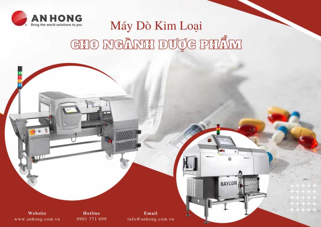 máy dò kim loại công nghiệp cho ngành dược phẩm