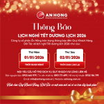 THÔNG BÁO LỊCH NGHỈ TẾT DƯƠNG LỊCH 2026
